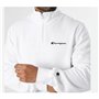 Sweat sans capuche homme Champion HALF ZIP SWEATSHIRT 220263 WHT Blanc