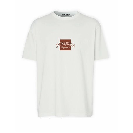 T-shirt à manches courtes homme Jack & Jones JORBOSTON TEE SS 12277888 Blanc