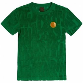 T shirt à manches courtes Enfant Jordan JDB FUEL UP COOL DOWN DROPS SS 95D151 E1P Vert