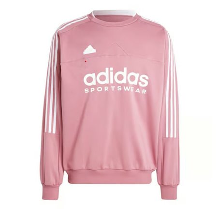 Sweat sans capuche homme Adidas TIRO FLEECE CREW IW5942 Rose