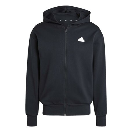 Sweat à capuche homme Adidas FUTURE ICONS BOUBLENIT FULL ZIP JI6324 Noir