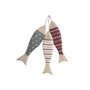 Décoration Suspendue Home ESPRIT Bleu Rouge Multicouleur Poissons 5 x 2 x 20 cm (2 Unités)