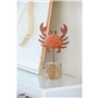 Figurine Décorative Home ESPRIT Bleu Rouge Naturel Crabe 17,5 x 6 x 29 cm (2 Unités)