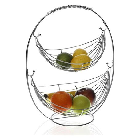 Coupe à fruits Versa Métal Acier (27 x 45,5 x 36 cm)