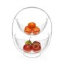 Coupe à fruits Versa Blanc Métal (27 x 45,5 x 36 cm)