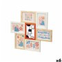 Cadre photo GiftDecor 411408H Multicouleur Métal Bois MDF (6 Unités)