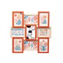 Cadre photo GiftDecor 411408B Multicouleur Métal Bois MDF (6 Unités)