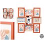 Cadre photo GiftDecor 411408B Multicouleur Métal Bois MDF (6 Unités)