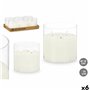 Bougie LED GiftDecor Z23688 Blanc Transparent 15 x 15 x 15 cm (6 Unités)