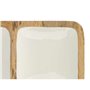 Plateau avec Compartiments GiftDecor MALI-991 W Blanc 29,5 x 3 x 29,5 cm (6 Unités)