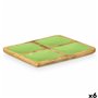 Plateau avec Compartiments GiftDecor MALI-991 G Vert 31 x 3 x 3 cm (6 Unités)