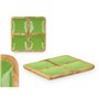 Plateau avec Compartiments GiftDecor MALI-991 G Vert 31 x 3 x 3 cm (6 Unités)