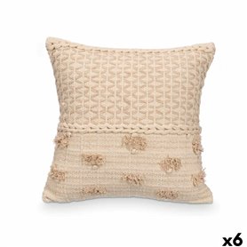 Coussin GiftDecor 4734 Beige Naturel 45 x 15 x 45 cm (6 Unités)