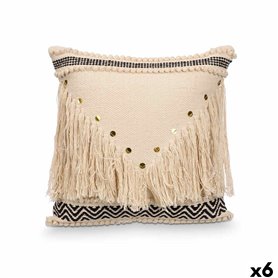 Coussin GiftDecor 4740 Noir Naturel 45 x 15 x 45 cm (6 Unités)