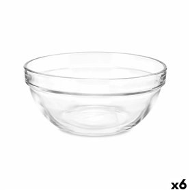 Bol mélangeur Vivalto 76760 Transparent verre 14 x 6,5 x 14 cm 6 Unités