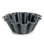 Moule à pâtisserie Kinvara HH477 Gris clair Gris foncé Silicone 1,5 L 24,5 x 10 x 24,5 cm (6 Unités)