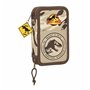 Plumier double Jurassic World Dominion Marron (28 Pièces)