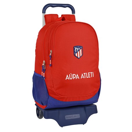 Cartable à roulettes Atlético Madrid Rouge Blue marine 16 L