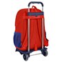 Cartable à roulettes Atlético Madrid Rouge Blue marine 16 L