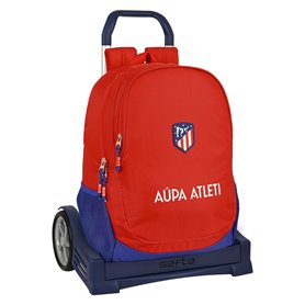 Cartable à roulettes Atlético Madrid Rouge Blue marine 16 L