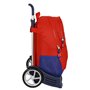 Cartable à roulettes Atlético Madrid Rouge Blue marine 16 L