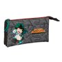 Trousse d'écolier My Hero Academia Noir 22 x 12 x 3 cm