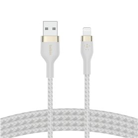 Câble USB vers Lightning Belkin CAA010BT2MWH Blanc 2 m