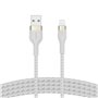 Câble USB vers Lightning Belkin CAA010BT2MWH Blanc 2 m