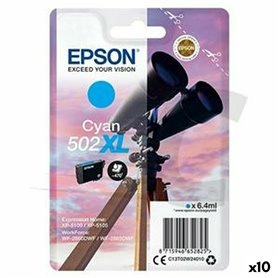 Cartouche d'encre originale Epson XP-5100 5105 WF2860DWF 2865DWF Cyan (10 Unités)