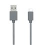 TAB CABLE TRESSE METAL 3A TYPE C 1M ANTHRACITE