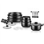 Batterie de cuisine induction - Arthur Martin - AM462B - Aluminium - 20 pieces - Tous feux dont induction