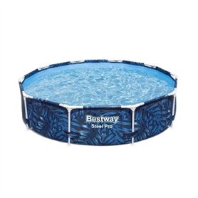 Piscine hors sol tubulaire BESTWAY - Steel Pro - 305 x 66 cm - Ronde