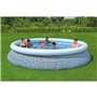 Kit piscine gonflable BESTWAY - Fast Set - 396 x 84 cm - Ronde (Filtre a cartouche, 1 cartouche)