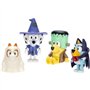 Coffret figurines - BLUEY - Déguisements - 4 figurines articulées - Accessoires inclus