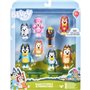 Figurines - BLUEY - Coffret 8 personnages - Figurines articulées - Univers de la série - Mixte