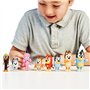 Figurines - BLUEY - Coffret 8 personnages - Figurines articulées - Univers de la série - Mixte