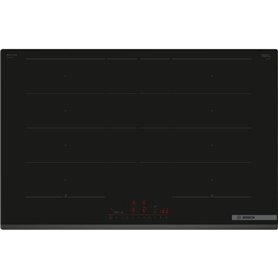 Table de cuisson a induction - BOSCH - 4 foyers - 52,2 x 80,2 x 5,1 cm - PXY83KHC1E - Noir