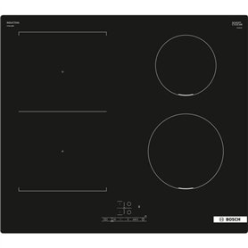 Table de cuisson a induction -BOSCH SER4 - 4 foyers - 6900 W - 59,2 x 52,2 cm - PVS611BB6H - Noir