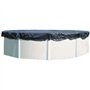 GRE - Bâche d'hivernage  pour piscine tubulaire hors-sol ronde GRE - Ø4m a Ø4,60m - 120g/m² - noir