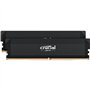 CRUCIAL Mémoire RAM DDR5 PRO - Overclocking Edition - Kit 64GB (2 x 32GO) - 6400 MT/s - CL40 - UDIMM