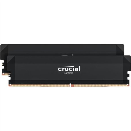 CRUCIAL Mémoire RAM DDR5 PRO - Overclocking Edition - Kit 64GB (2 x 32GO) - 6000 MT/s - CL40 - UDIMM - Noir