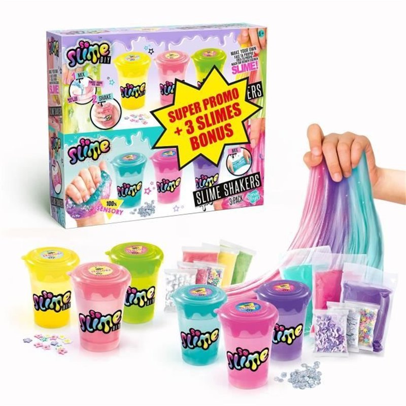 Canal Toys - Slime shakers 3 + 3 bonus