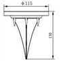 Spot encastrable - GALIX - G4525 - Inox 8 LED SMD