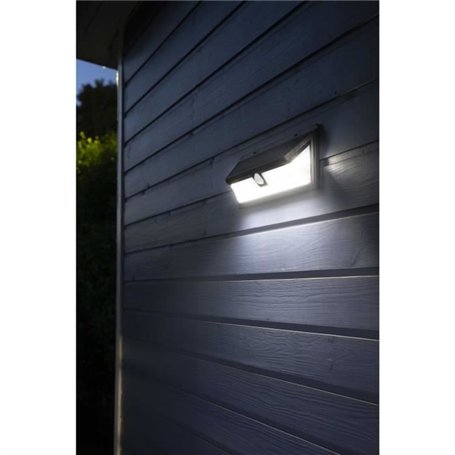 Spot solaire mural - GALIX - G4565 - Tres éclairant avec detecteur de presence - 300 Lumens