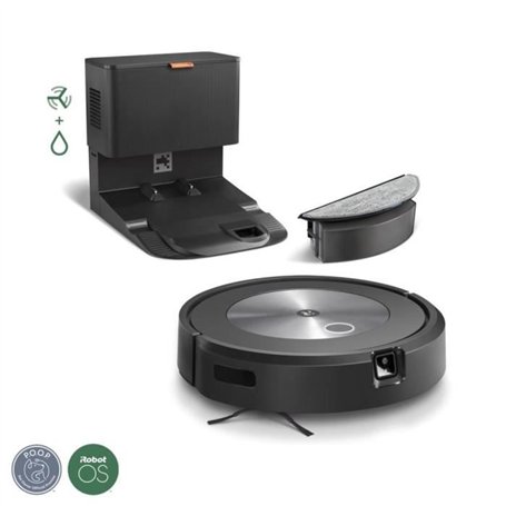 Aspirateur Robot Laveur - IROBOT J557640 J5+ Roomba Combo - 360 ml - Expresso