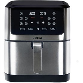 Friteuse sans huile - JOCCA - 2193 - 8L - 1800 W - 30,3 x 38,3 x 35,1 cm - Acier inoxydable