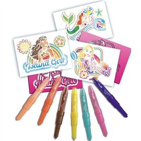 Blopens - LANSAY - Disney Princess - 7 pochoirs - Des 5 ans