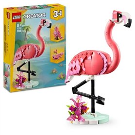 LEGO Creator 31170 3-en-1 Animaux sauvages : le flamant rose - Jouet pour fille des 8 ans