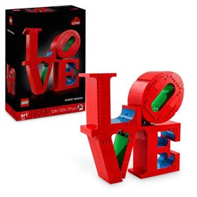 LEGO Art 31214 LOVE - Set de construction pour adultes - Décoration et cadeau pour couples