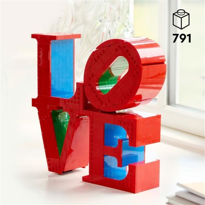 Image secondaire de LEGO Art 31214 LOVE - Set de construction pour adultes - Décoration et cadeau pour couples